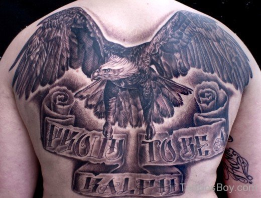 Eagle Tattoo on Chest 
