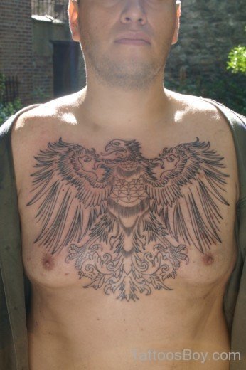 Eagle Tattoo Design On Chest