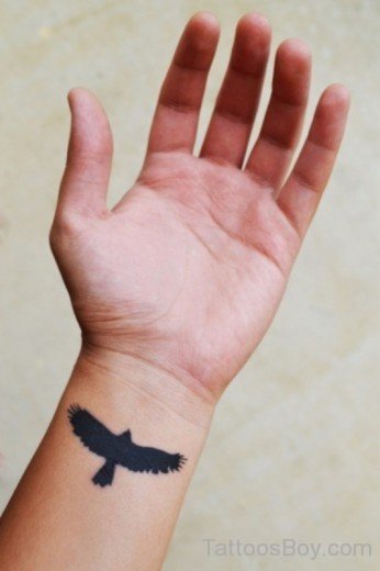 Eagle Tattoo Design On Wrist