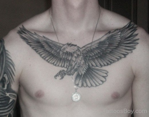Eagle Tattoo Design On Chest 