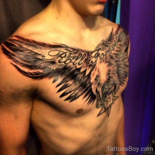 Eagle Tattoo On Chest