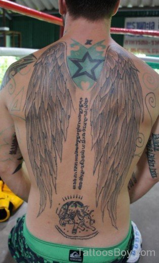 Eagle Wings Tattoo Design