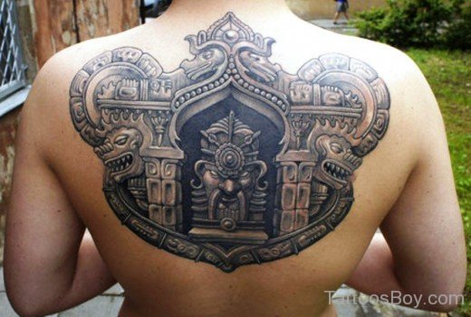 Elegant Aztec Tattoo design