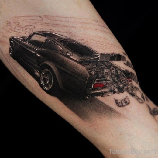 Elegant Car Tattoo