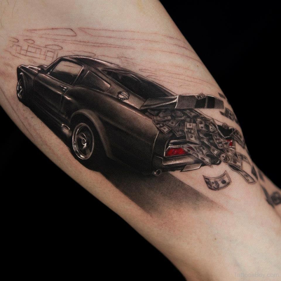 Elegant Car Tattoo.