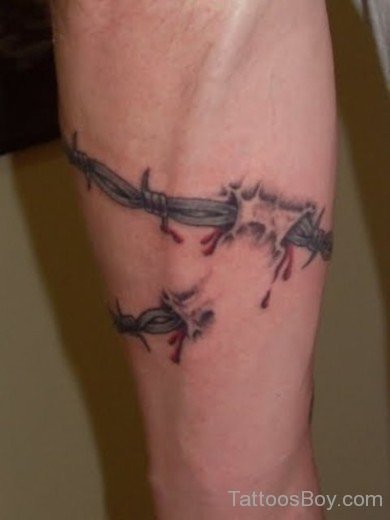 Fantastic Barbed Wire Tattoo