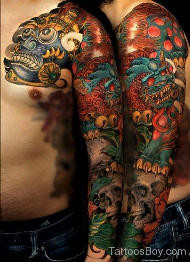 Fantastic Full Sleeve Tattoo