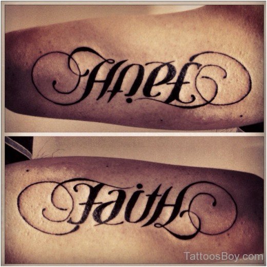 Faith Hope Love Infinity Temporary Tattoo - Etsy