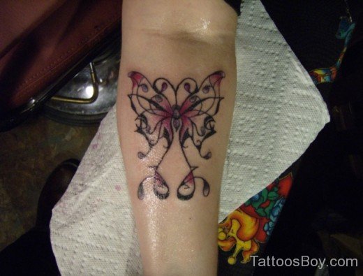 Fancy Butterfly Tattoo