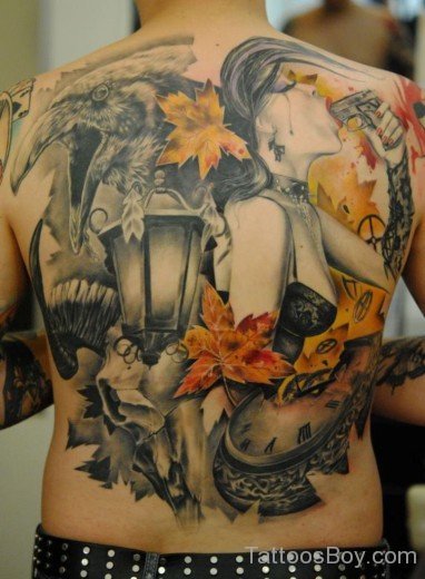 Fantastic Back Tattoo