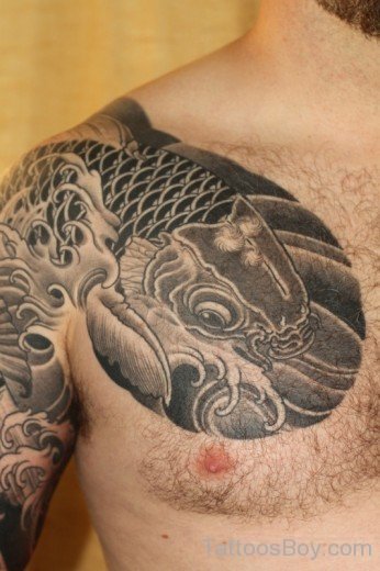 Fish Tattoo On Chest 