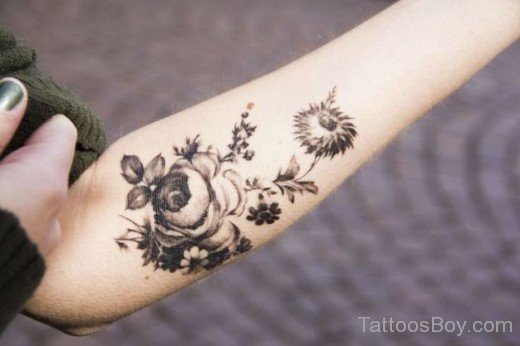 Floral Flower Tattoo