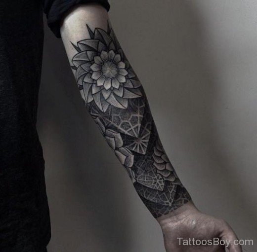 Flower Tattoo On Arm