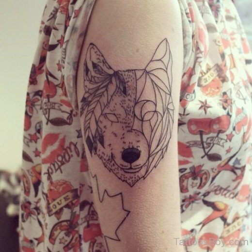 Fox Tattoo On Shoulder