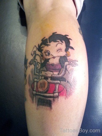 Funny Betty Boop Tattoo