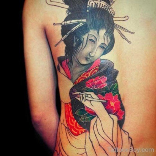 Geisha Tattoo Design