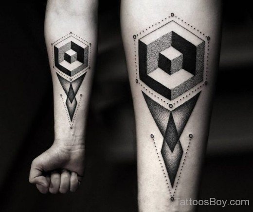 Geometric Tattoo On Arm