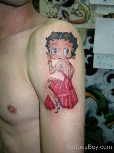 Graceful Betty Boop Tattoo