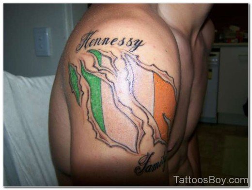 Irish Falg Tattoo