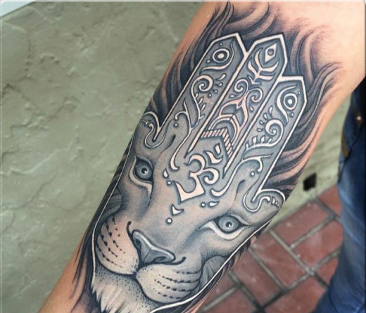 Lion Tattoo With Angel Wings