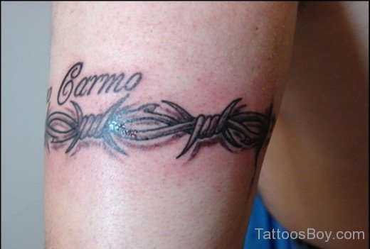 Nice  Barbed Wire Tattoo