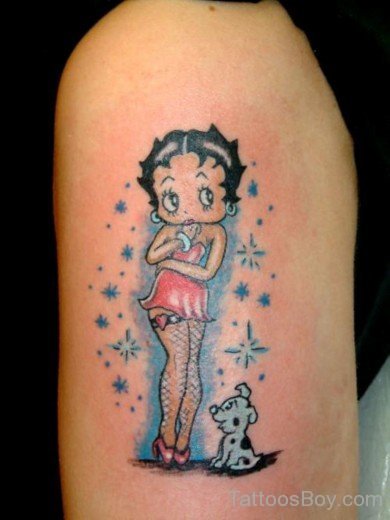Nice Betty Boop Tattoo