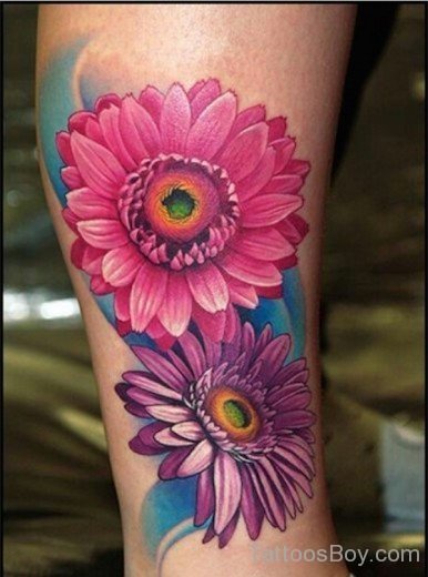 PInk Flower Tattoo