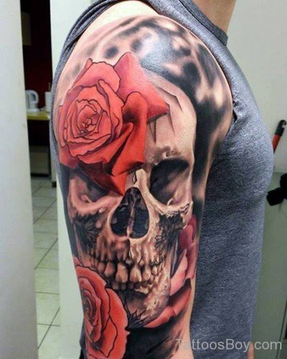 Realistic Skull Tattoo