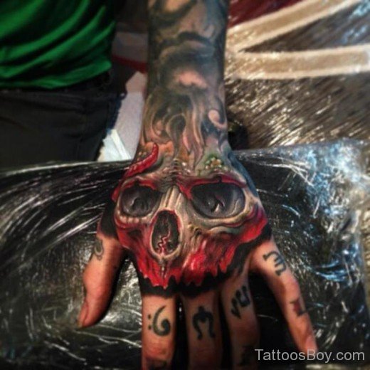 Red Skull Tattoo