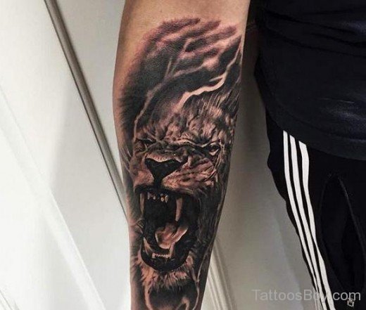 Roaring Lion Tattoo