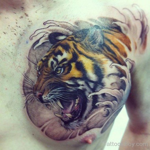 Roaring Tiger Tattoo
