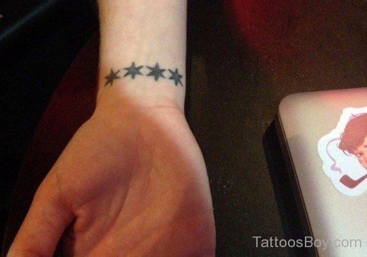 Star Tattoo On Wrist