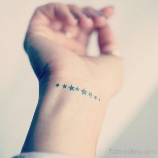 Stars Tattoo On Wrist
