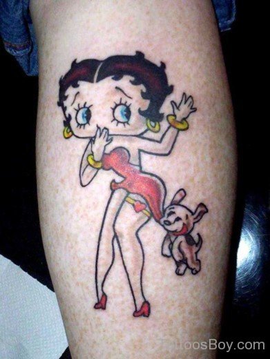 Stylish  Betty Boop Tattoo