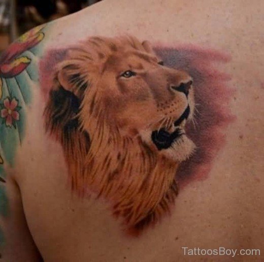 Stylish Lion Tattoo