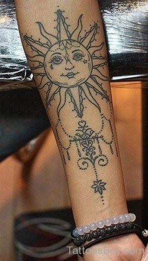 Sun Tattoo Design