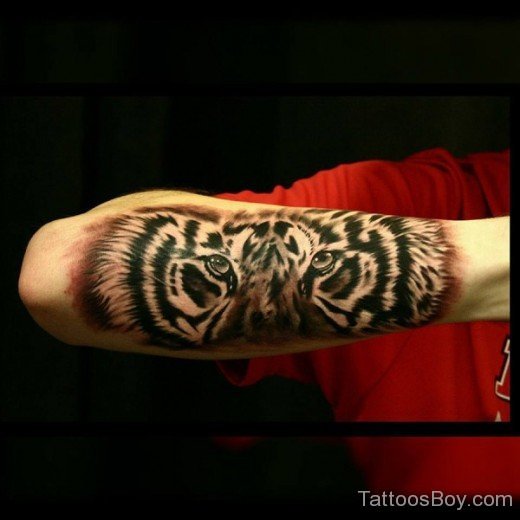 Tiger Face Tattoo