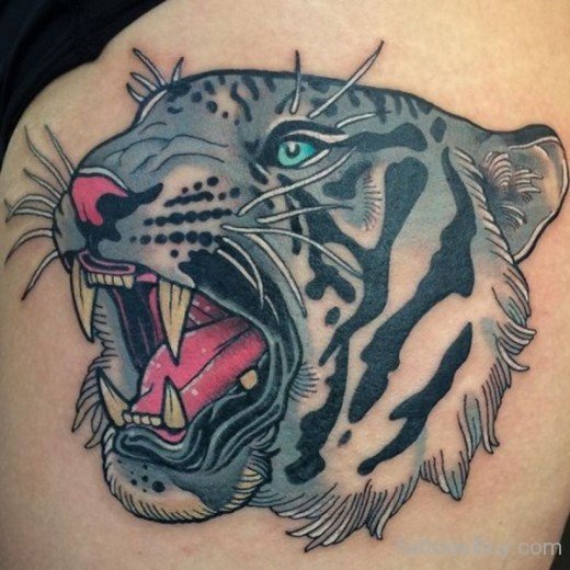 Tiger Face Tattoo