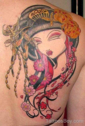 Traditional Japanese Girl Tattoo