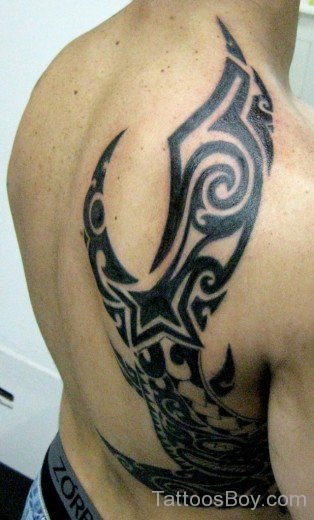 Tribal Tattoo On Back