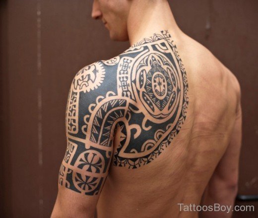 Tribal Tattoo On Back