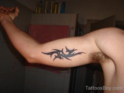 Tribal Tattoo On Bicep