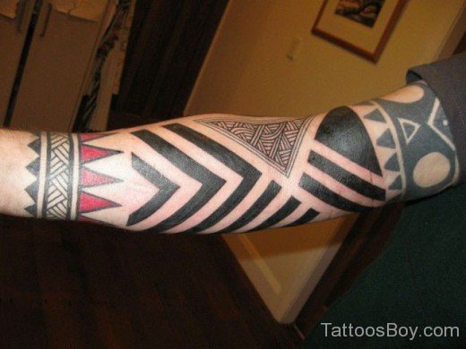 Tribal Tattoo On Arm