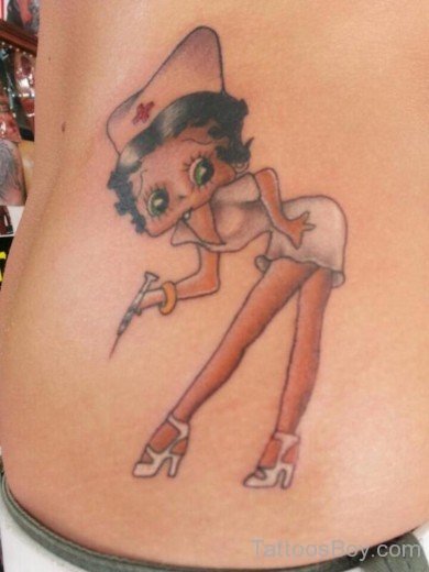 Wonderful Betty Boop Tattoo