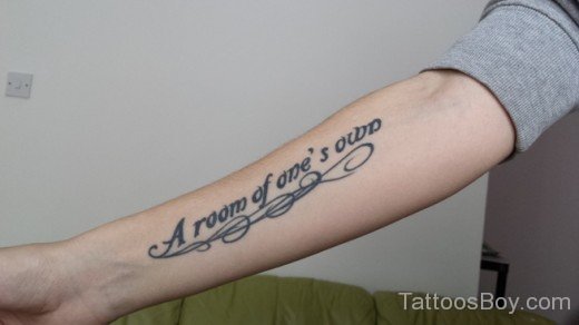 Wording Tattoo