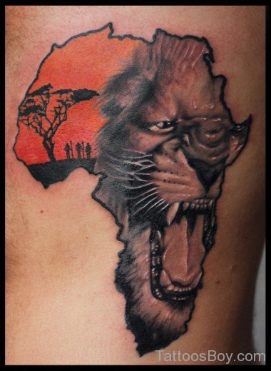 Roaring Lion Tattoo