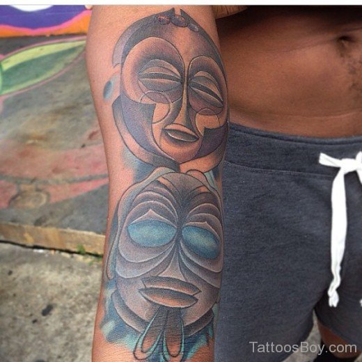 African Tattoo On Arm
