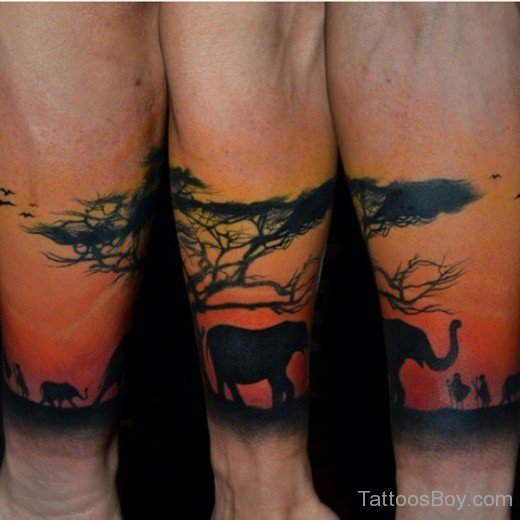 African Tree Tattoo