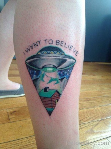 Alien Planet Tattoo