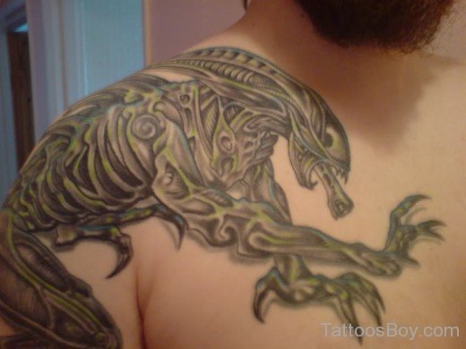 Unigue Alien Tattoo 
